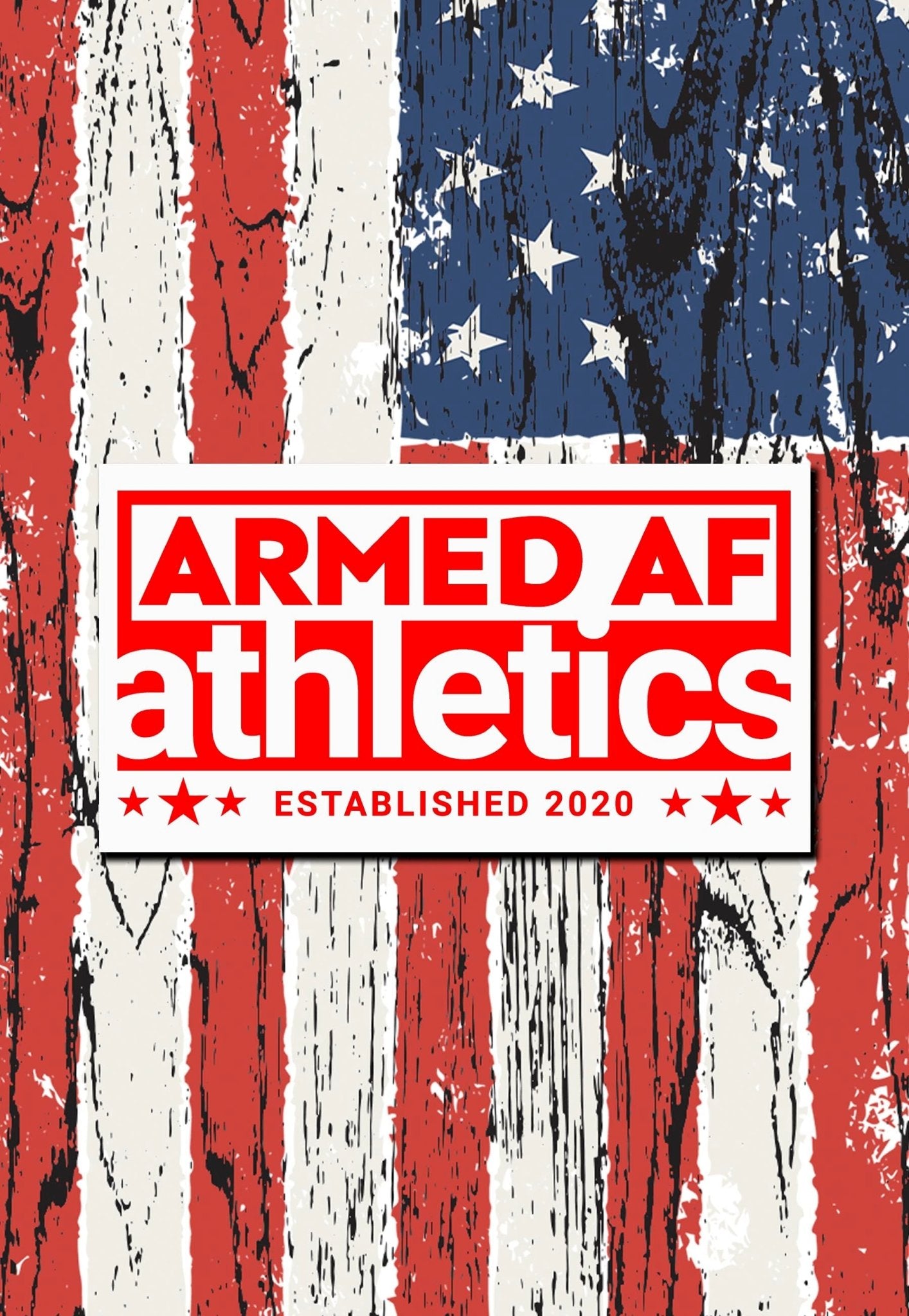 Armed AF® Athletics OG logo sticker - ArmedAF