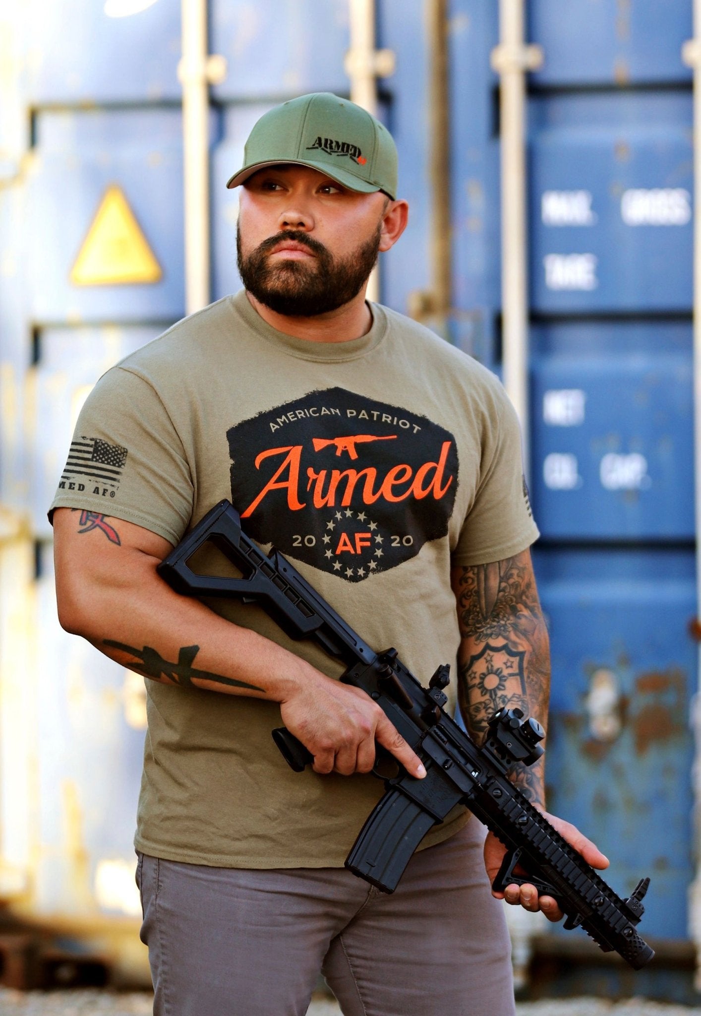 ArmedAF® coyote logo t-shirt - ArmedAF