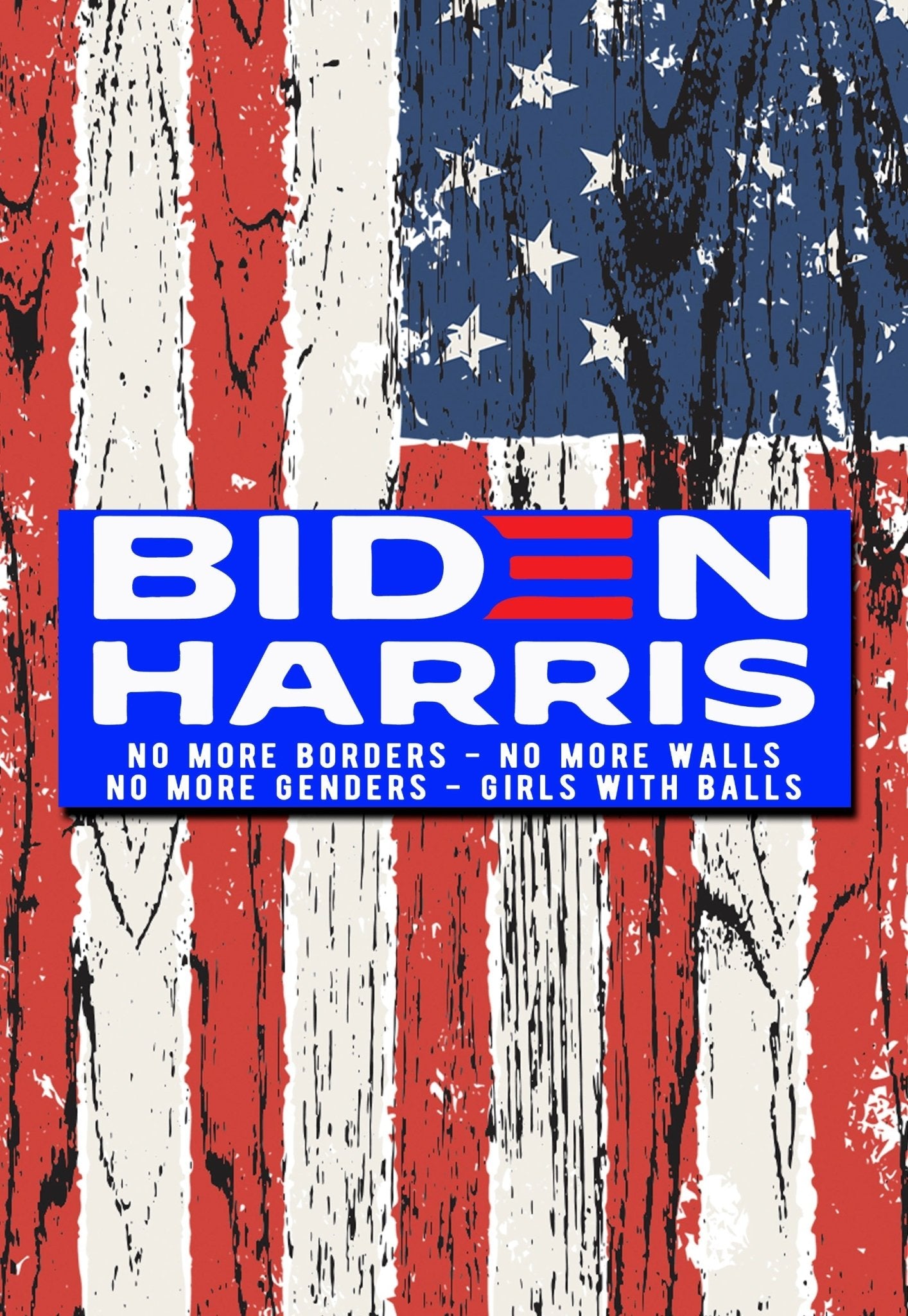 Biden Harris parody campaign bumper sticker - ArmedAF