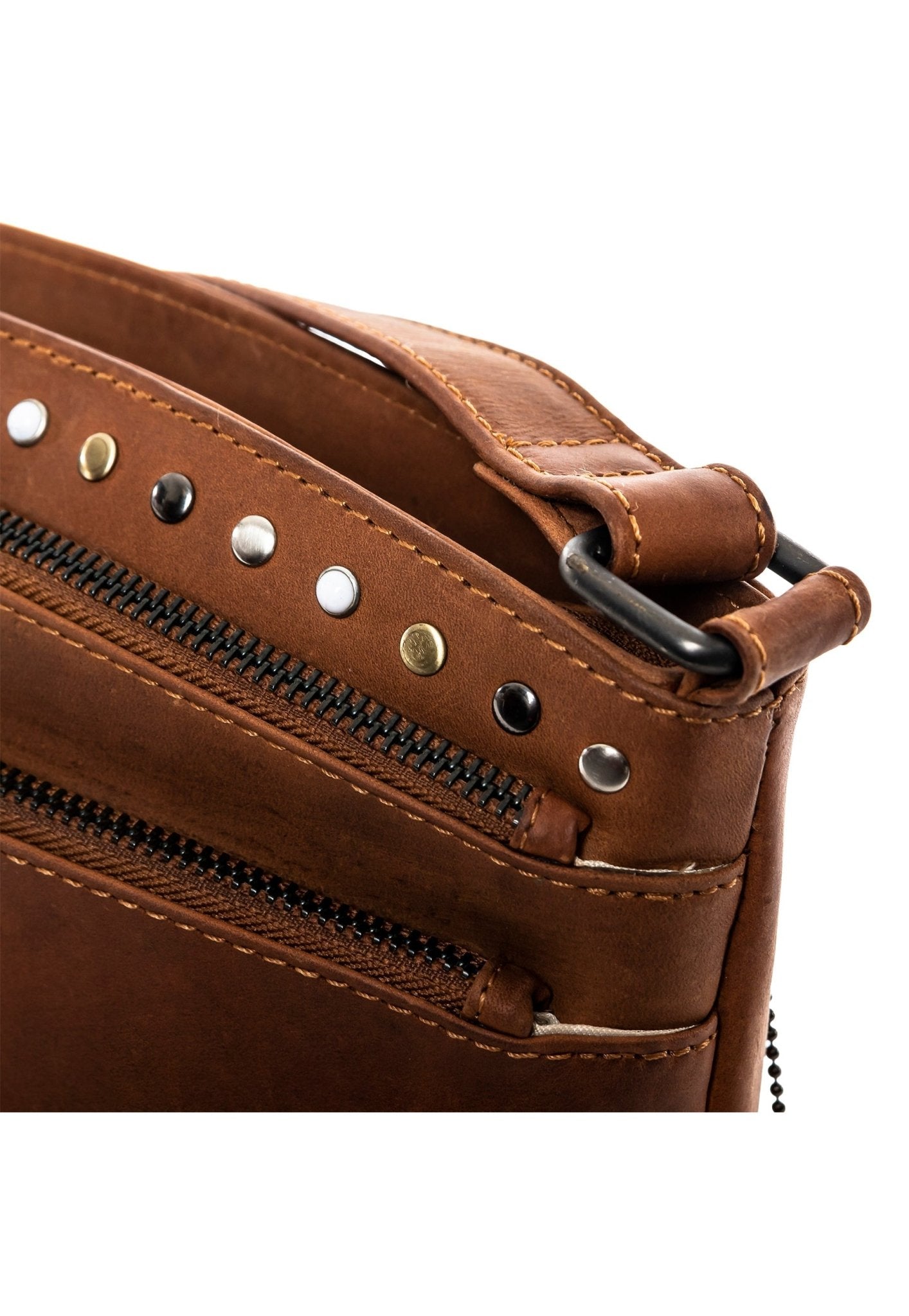Brynn leather crossbody concealed carry purse - ArmedAF