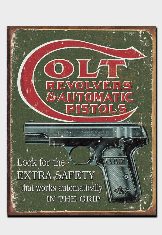 Colt Revolvers tin sign - ArmedAF