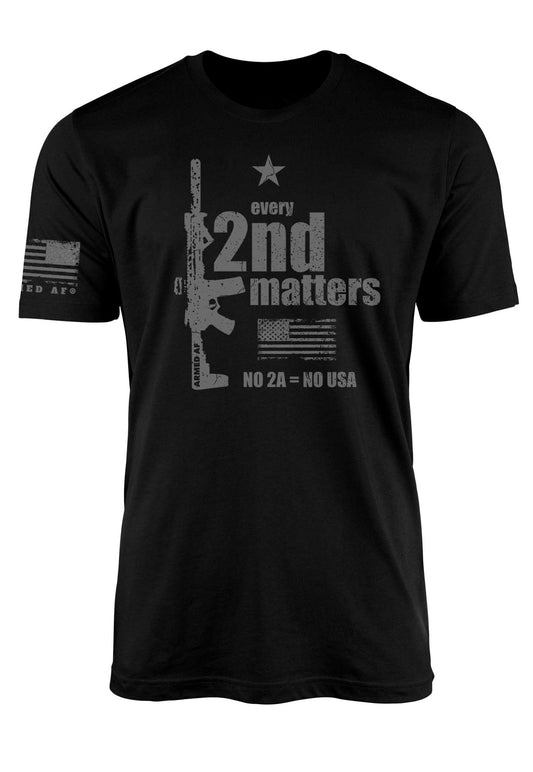 Every 2nd Matters t-shirt - ArmedAF