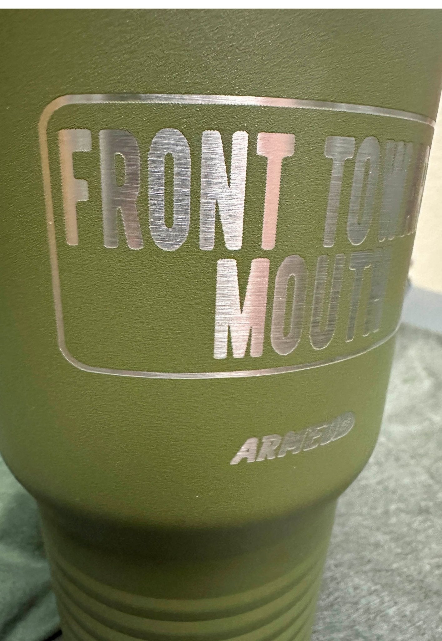 Front Toward Mouth 30oz tumbler - ArmedAF