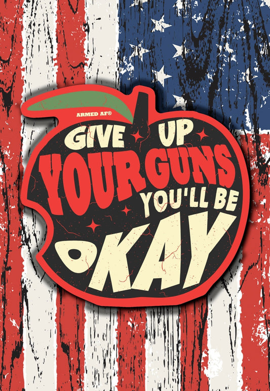 Pro Guns Anti Government sticker - ArmedAF