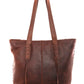 Reagan Mahogany leather Concealed Carry Purse - ArmedAF