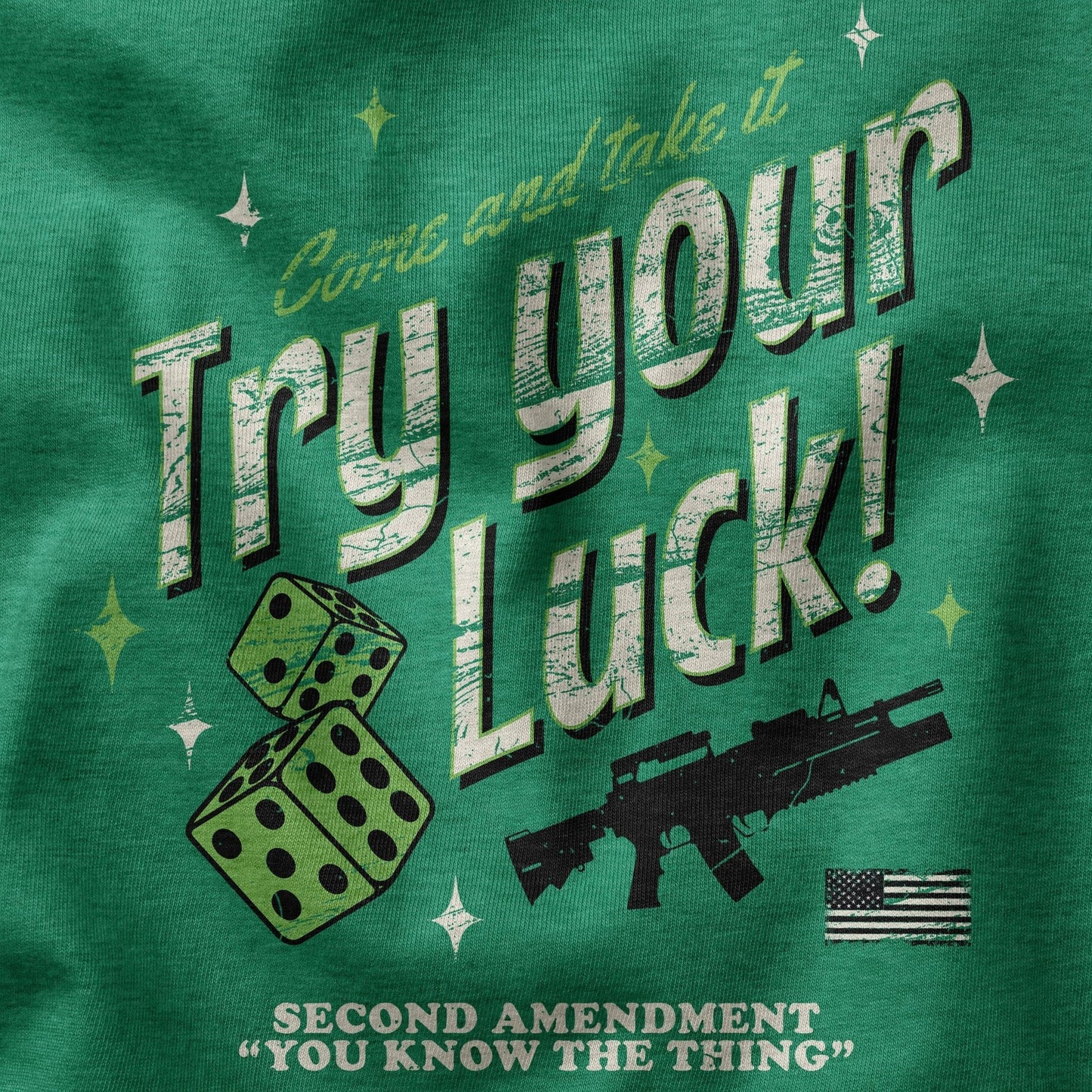 Try Your Luck AR15 t-shirt - ArmedAF