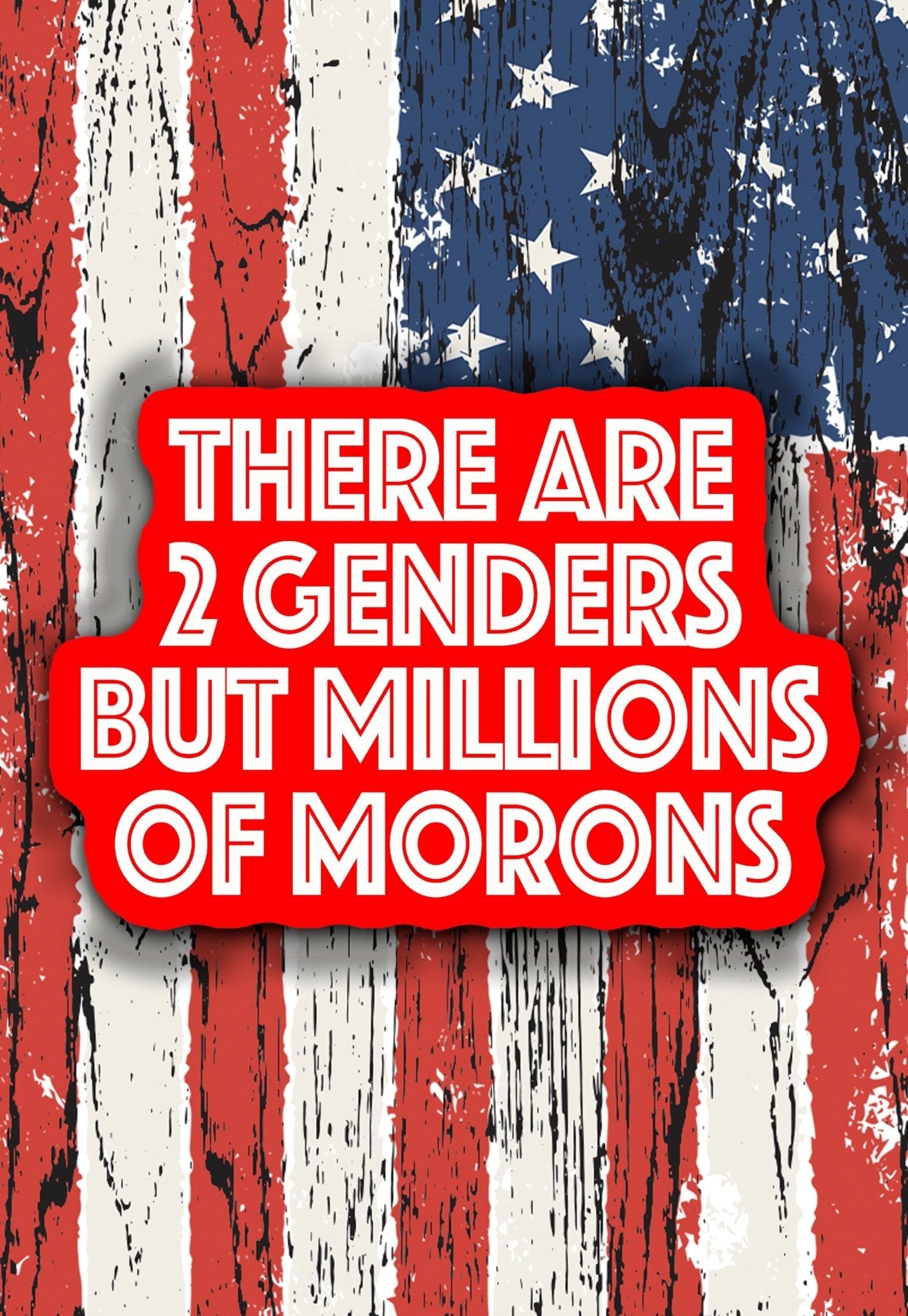 Two genders sticker - ArmedAF