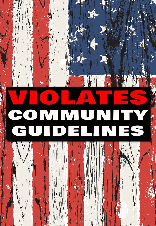 Violated Community Guidelines bumper sticker - ArmedAF