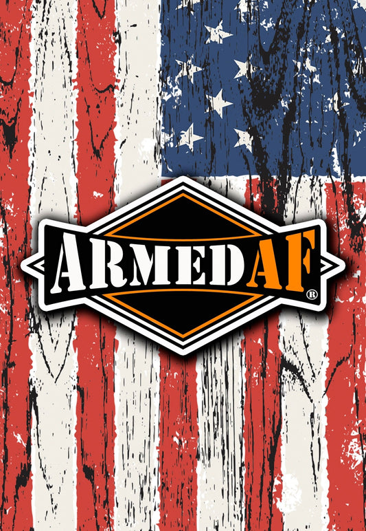 Armed AF® Diamond Logo sticker - ArmedAF