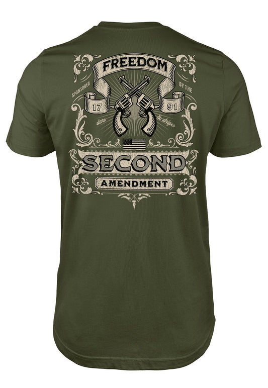 Freedom Sponsored by the 2nd Amendment t-shirt - ArmedAF